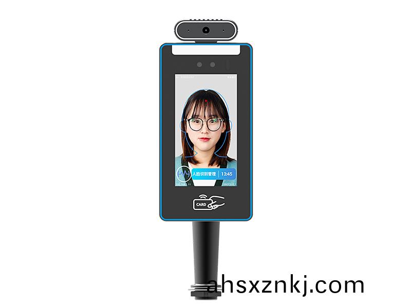 7寸雙目刷卡測(ce)溫(wen)人臉(lian)識彆機